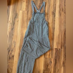 Polagram checkered overalls